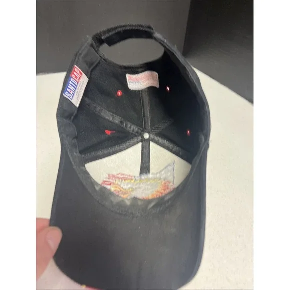 Santo Cap Hat Men's Harley Davidson Pins Adjustable Black USA‎ Eagle - Picture 5 of 6